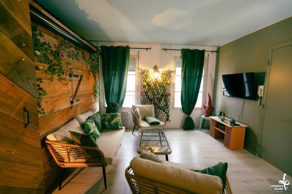 Appartement La Cabane Du Jardin Труа Экстерьер фото