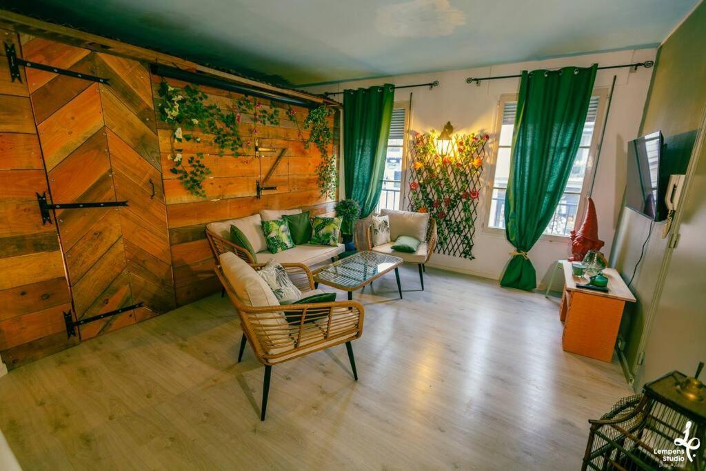 Appartement La Cabane Du Jardin Труа Экстерьер фото