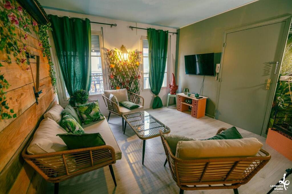 Appartement La Cabane Du Jardin Труа Экстерьер фото