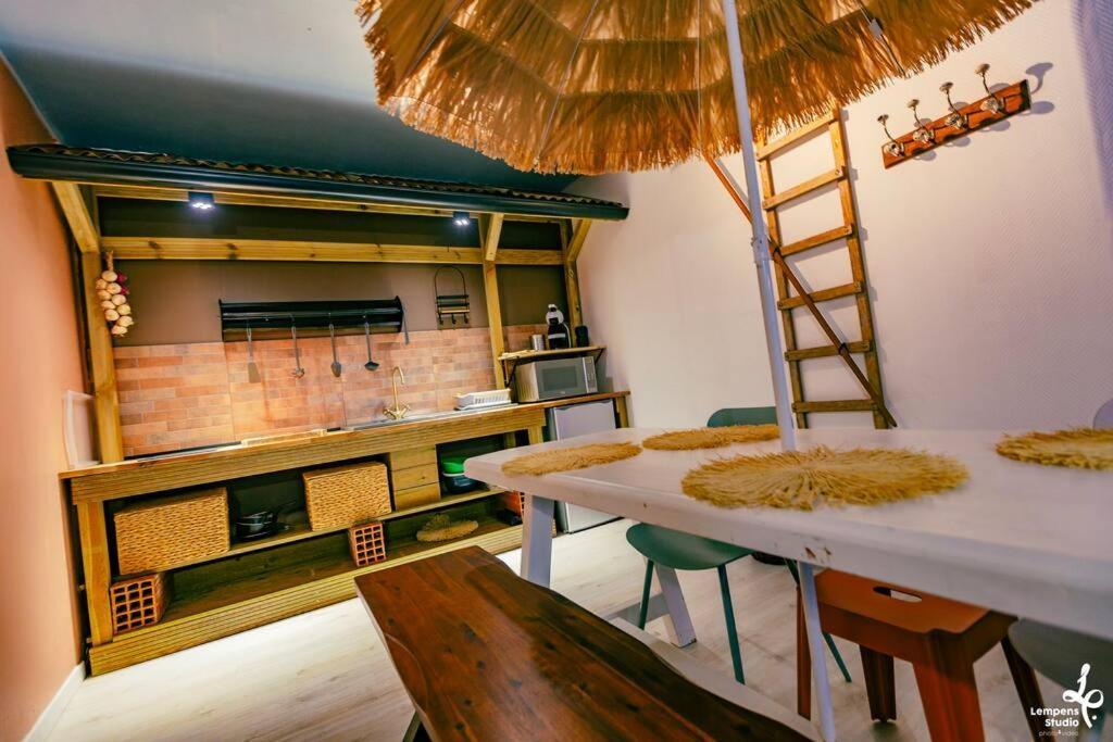 Appartement La Cabane Du Jardin Труа Экстерьер фото